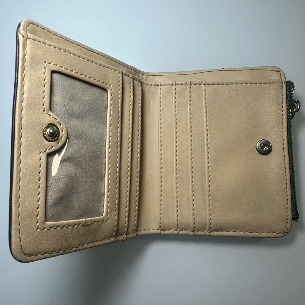 Nine West Forest Green Card Holder View 3